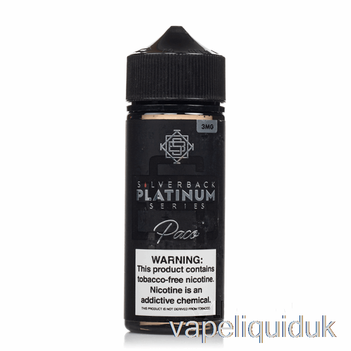 Paco - Silverback Platinum Series - 120mL 0mg Vape Liquid